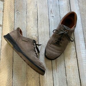 MEPHISTO Nykita Oxford Suede Sneaker Taupe/Gray Women’s Size USA 10.5